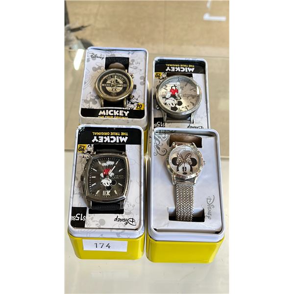 (4) DISNEY WATCHES