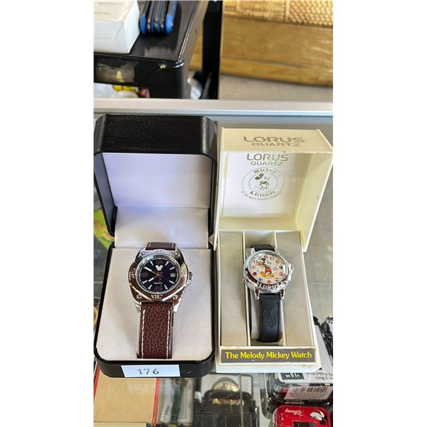 (2) DISNEY WATCHES