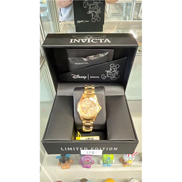 INVICTA LIMITED EDITION DISNEY WATCH *WATER RESISTANT*