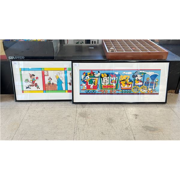 (2) FRAMED DISNEY PRINTS