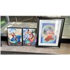 Image 1 : (3) FRAMED DISNEY PRINTS