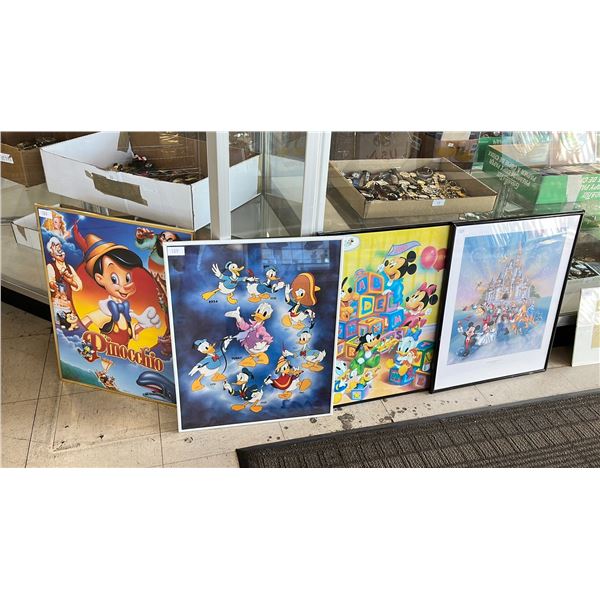 (4) DISNEY PRINTS