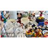 Image 4 : SHELF OF DISNEY COLLECTIBLES - TEACUPS, PICTURE FRAME, SNOW GLOBE, COOKIE STAMP, WINE GLASSES,