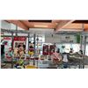 Image 1 : SHELF DISNEY OF COLLECTIBLES - SNOW GLOBES, CHRISTMAS TREE ORNAMENTS, MINNIE MOUSE CLOCK,