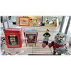 Image 2 : SHELF OF DISNEY COLLECTIBLES - MICKEY & MINNIE MARIONETTES, SNOW GLOBES, SALT + PEPPER