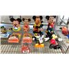 Image 2 : SHELF OF DISNEY COLLECTIBLES - MICKEY MOUSE WAFFLE MAKER, ADDRESS SIGN, ASSORTED MICKEY MOUSES