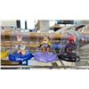 Image 3 : SHELF OF DISNEY COLLECTIBLES - ASSORTED DOMEZ FIGURES, DISNEY CHILDRENS SHOVELS, MICKEY