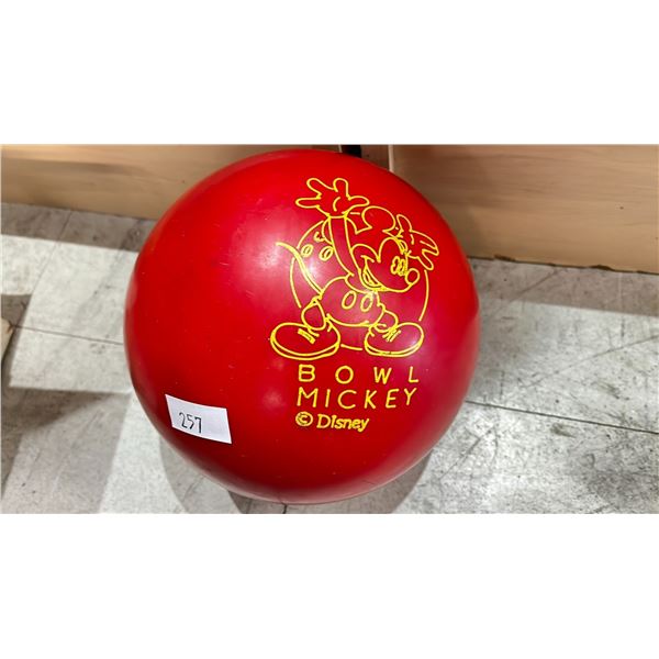 MICKEY MOUSE BOWLING BALL