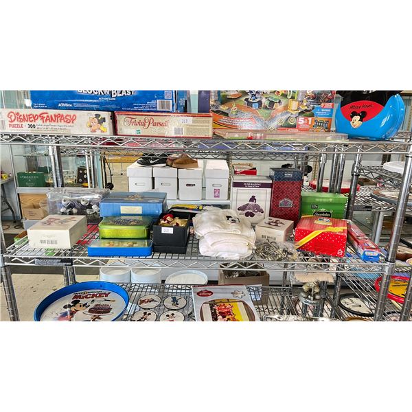 SHELF OF DISNEY COLLECTIBLES