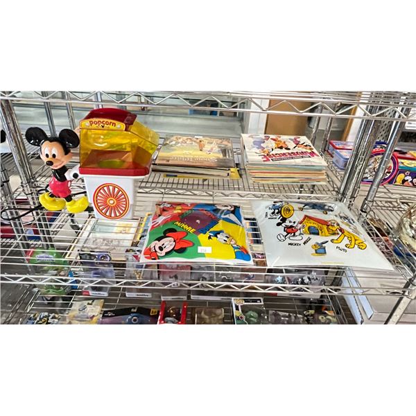 SHELF OF DISNEY COLLECTIBLES