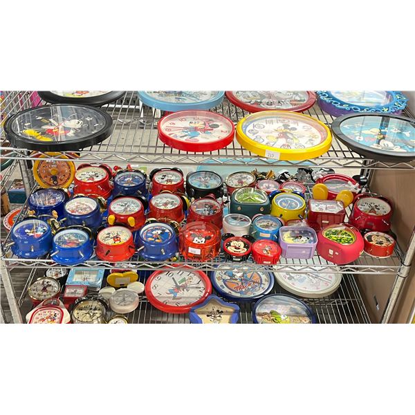 SHELF OF DISNEY COLLECTIBLES