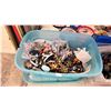 Image 1 : BIN OF ASSORTED ACTION FIGURES *BIN INCLUDED*