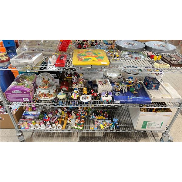 SHELF OF DISNEY COLLECTIBLES