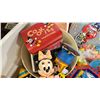 Image 3 : BIN OF ASSORTED DISNEY COLLECTIBLES *BIN INCLUDED*