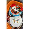 Image 2 : BIN OF ASSORTED DISNEY COLLECTIBLES *BIN INCLUDED*