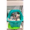 Image 1 : BIN OF ASSORTED DISNEY COLLECTIBLES *BIN INCLUDED*