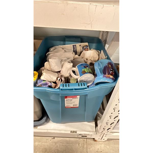 BIN OF ASSORTED DISNEY COLLECTIBLES *BIN INCLUDED*