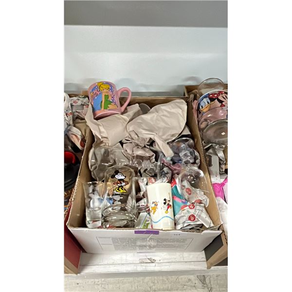 BOX OF ASSORTED DISNEY COLLECTIBLES