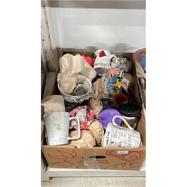 BOX OF ASSORTED DISNEY COLLECTIBLES