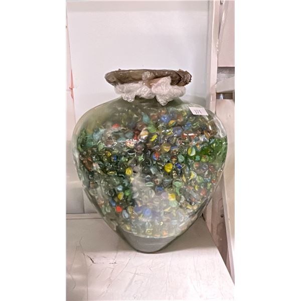 ASSORTED GLASS MARBLES