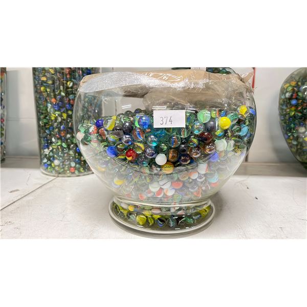 ASSORTED GLASS MARBLES