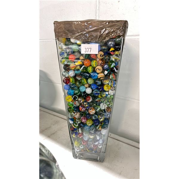 ASSORTED GLASS MARBLES
