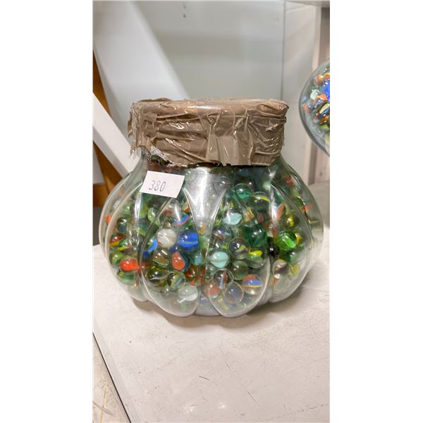 ASSORTED GLASS MARBLES