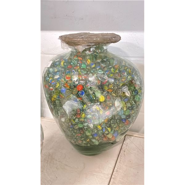 ASSORTED GLASS MARBLES