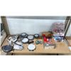 Image 1 : SHELF OF ASSORTED SKYLANDERS STANDALONE PORTALS, ASSORTED INFINITY POWER DISCS & POWER DISC ALBUMS