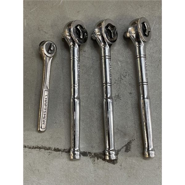3 CRAFTSMAN RATCHETS