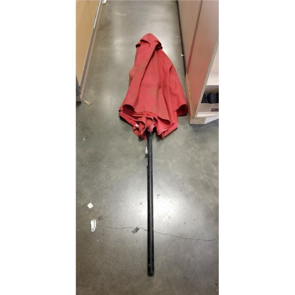 RED PATIO UMBRELLA