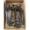 Image 2 : 3 TRAYS OF HAND TOOLS, C-CLAMPS AND TORCAN CAR WARMER
