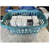Image 1 : LAUNDRY BIN OF CANDLE HOLDERS
