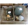 Image 2 : TWO METAL BASKETS OF PET SUPPLIES CHARCOAL AND MORE