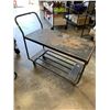 Image 1 : TWO-TIER METAL WAREHOUSE CART