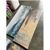 Image 2 : SET OF FOUR CANVAS PAINTINGS 60 IN BY 20-IN