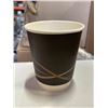 Image 2 : CASE OF GP&P 8OZ DOUBLE WALL INDIVIDUALLY WRAPPED HOT CUPS , 500/ CASE
