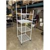 Image 2 : 24 X 24 ROLLING WHITE WIRE RACK