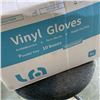 Image 2 : CASE OF NEW VINYL GLOVES SIZE XL 1000CT