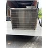Image 1 : STAINLESS PET KENNELL, WITH LOCKING DOOR, SHOR-LINE KCMO BRAND, 36X30 INCH AND 28 DEEP