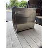 Image 2 : STAINLESS PET KENNELL, WITH LOCKING DOOR, SHOR-LINE KCMO BRAND, 24X30 INCH AND 28 DEEP