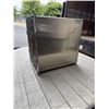 Image 2 : STAINLESS PET KENNELL, WITH LOCKING DOOR, SHOR-LINE KCMO BRAND, 24X30 INCH AND 28 DEEP