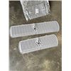 Image 2 : 15 NEW 2PACKS OF SILICONE KITCHEN SINK DRAIN MATTS, KNOTCHED FOR FAUCET, EACH PACK HAS LARGE AND SMA