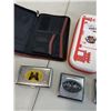 Image 2 : 3 CIGARETTE CASES, NINTENDO SWITCH CASE, CELL PHONE CASE, TABLET CASE AND PUTTER HEAD COVER