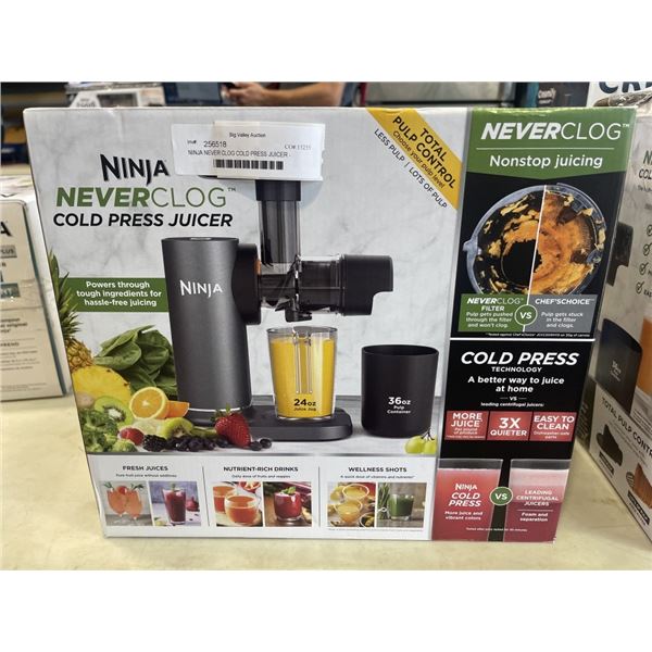 NINJA NEVER CLOG COLD PRESS JUICER - TESTED WORKING