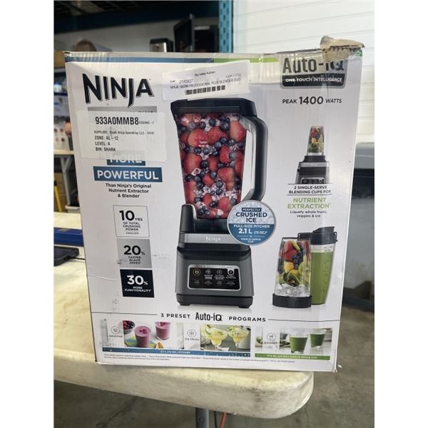 NINJA PROFESSION 1400W STAND BLENDER W/ AUTO-IQ - TESTED WORKING