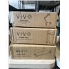 Image 1 : VIVO SINGLE MONITOR EXTRA TALL DESK MOUNT, SINGLE MONITOR ADJUSTABLE MOUNT, AND KEYBOARD TRAY