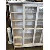 Image 2 : SLIDING GLASS DOOR BOOKCASE, 64 INCH WIDE, 70 INCH TALL, 16 INCH DEEP