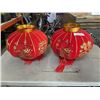 Image 1 : PAIR OF EASTERN HANGING LANTERNS