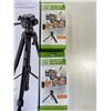 Image 2 : INSIGNIA 58 INCH LIGHTWEIGHT TRIPOD AND 2 ORIGINAL SELFIE STICKS, 2 IN 1